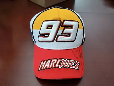 Marc Marquez Autographed Cap. The Soon To Be Goat Signed Cap.  • $700