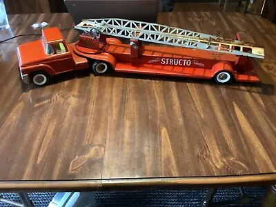 Vintage 1960's Structo Hook And  Ladder Fire Truck • $58