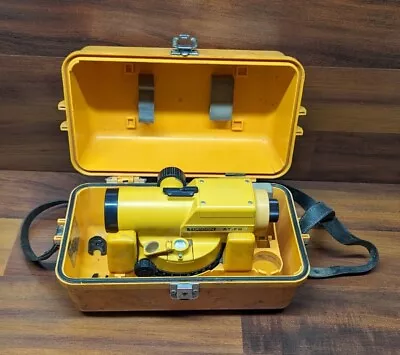 Topcon AT-F6 Autolevel Surveyors Instrument In Hard Case Broken Hinges  • $149.99