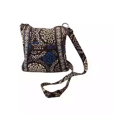 Vera Bradley Canterberry Cobalt Crossbody Purse Bag 11  X 11  X 2  • $13.49