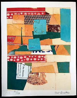 Kurt Schwitters Lithography 1980 (Piet Mondrian Max Ernst Marcel Duchamp) • $269.80