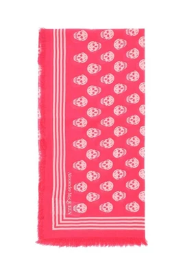 $441.10 • Buy Alexander McQueen Women's BOBBY PINK PALE PINK Scarf One Size BOBBY PINK PALE