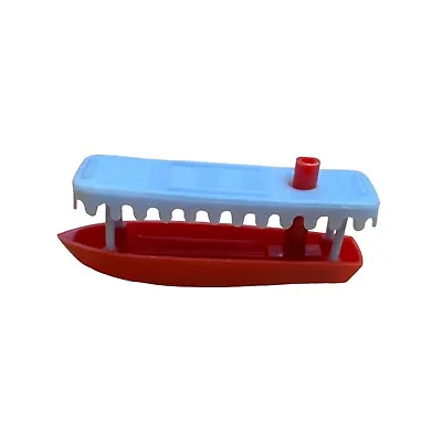 Marx Disneyland Playset Jungle Cruise Boat 1960s Vintage Red Blue Replacement • $54.59