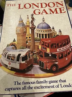 THE LONDON GAME BOARD GAME - Regent Games  VINTAGE DATED 1972 LONDON UNDERGROUND • £20