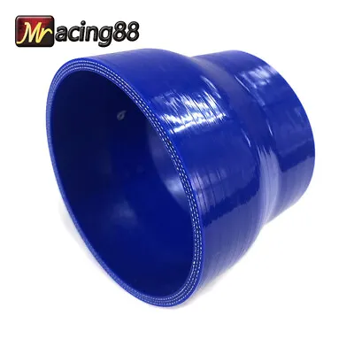 3'' To 3.5'' (76-89mm) Straight Silicone Hose Reducer Turbo Coupler Pipe Blue • $10.99