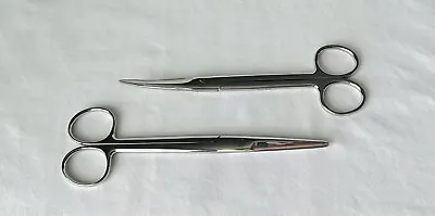 V Mueller St & Curved Mayo Surgical Scissors (1 Each) SU 1801 SU 1811 • $32