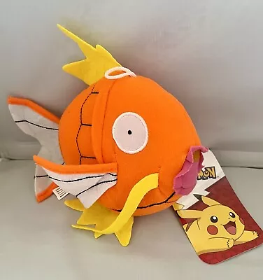 Brand New Pokemon MAGIKARP Plush 7  Toy Factory Stuffed Animal Plushie Orange • $13.95