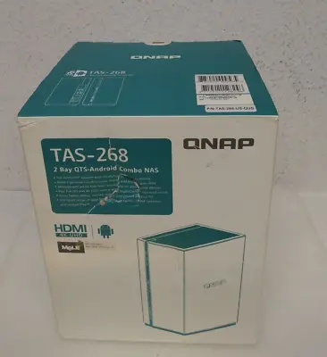 TAS-268-US-QUS  Hardware Specs 2 Bay QTS-Android Combo NAS • $249.77