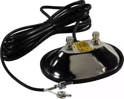 Fender Style Vintage Chrome 2-Button Foot Switch • $42.99