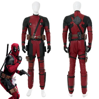Deadpool 2 Cosplay Wade Winston Costume Jumpsuit  Gloves Holster • $214.06
