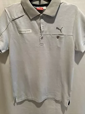 Puma Mercedes Polo Shirt Mens Medium AMG Petronas F1 Team Formula One 1 Grey • $19.88