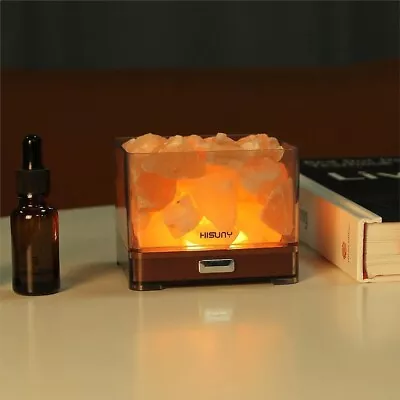 HISUNY Himalayan Salt Lamp Nightlight Mini USB Crystal Salt Rock Lamp Smart  • $24.95