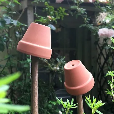 Terracotta Garden Cane Toppers (sets Of 10 & 20) • £23.50