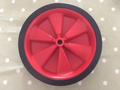 Red Solid Heavy Duty Wheels Trollies Carts Wheelbarrows  1/2  Bore  6  8  10  • £8.75