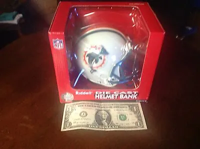 Riddell  Official Miami Dolphins Mini Helmet Bank • $5.99