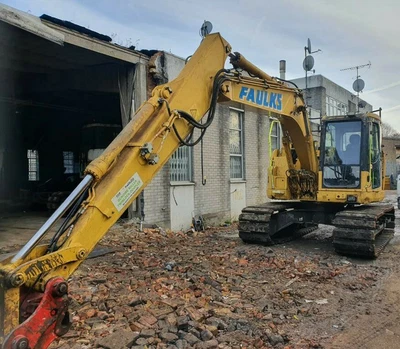 £1 • Buy Komatsu Excavator Pc138-10, Rubber Block Tracks, Air Conditioning, Fully Service