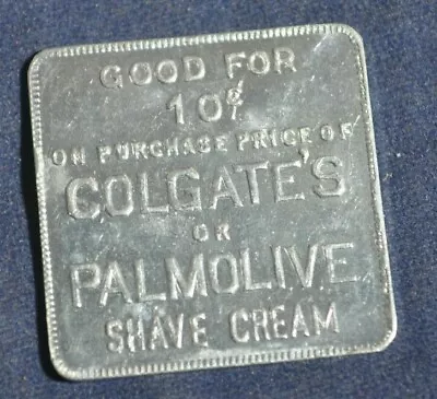10 Cents Off Colgates Or Palmolive Shave Cream Token • $13.50