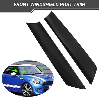 2x Front Left & Right Windshield Post Trim For 2007-2015 Mini Cooper R55 R56 R57 • $57.99