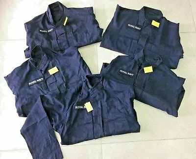 £14.95 • Buy Genuine Royal Navy Jacket Shirt Combat Warm Weather Blue FR,RN G2 & No Badge