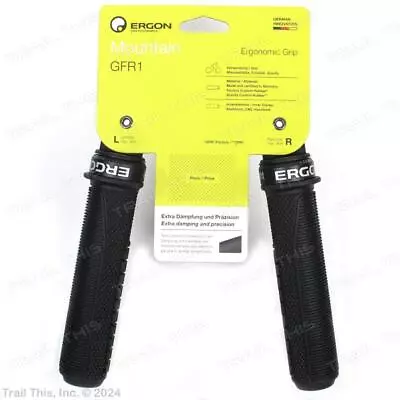 Ergon GFR1 Large Lock-On Handlebar Bike Grips MTB Freeride Gravity Bike - Black • $21.45