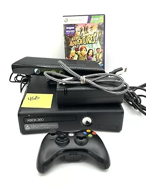 Xbox 360 S Slim 4GB 1439 Console Kinect Bundle TESTED! • $100