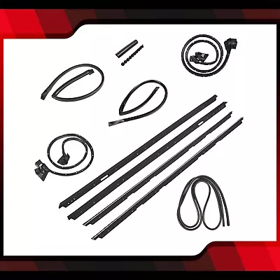 Fits 83-88 Monte Carlo SS 9pc Roof Rail Window Trunk Seal Weatherstripping Kit • $138