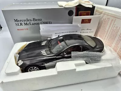 2003 Mercedes Benz SLR McLaren GREY MET AU 1/18 CMC M-045B • $452.41