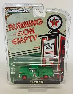 Greenlight 1/64 - 1970 Ford F-100 Pickup Texaco Green Diecast Model Car • $31.92