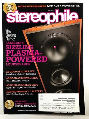 $11.10 • Buy Stereophile Magazine July 2012 Polk Dali Snell Speakers Audio Research 150 Amp