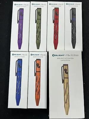 7 OLIGHT O’Pen Mini Portable Ballpoint Pen RARE COLORS Lot Of 7  **NEW** • $269.99