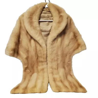 1960 Sovereign Furs Fur Coat Stole Wedding Shrug. VINTAGE • $230