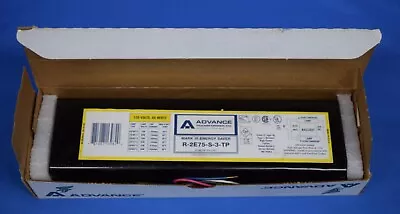 New In The Box Advance R-2e75-s-3-tp Slimline Ballast 120v 2-lamp (f96t12) • $42