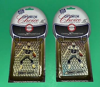 1993 Optimum Choice Collectors Packs/ Card Emmitt Smith Pacific - Lot Of 2 • $17.99