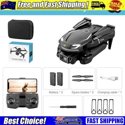 $46.41 • Buy RC Drone 150m Control Distance FPV Drones For Boys (Battery Black 2 Camera)