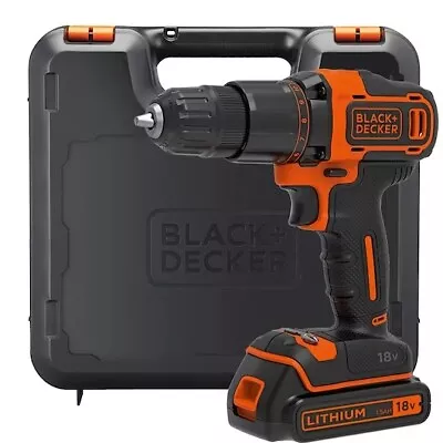 18V Cordless Drill Driver Black And Decker  BCD700S1K With Battery & Charger • £35
