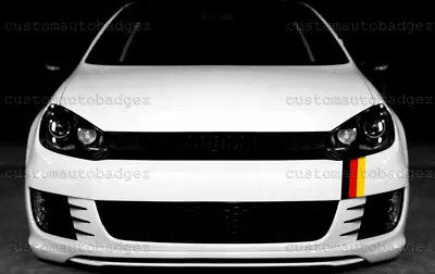 £6.95 • Buy VW Golf R Scirocco GTI Polo German Flag Car Vinyl Stickers Decal Mk5 Mk6 Mk7 Mk8