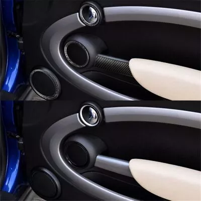 10Pcs Carbon Fiber Interior Door Panel Cover Trim For Mini Cooper R55 R56 07-10 • $29.79