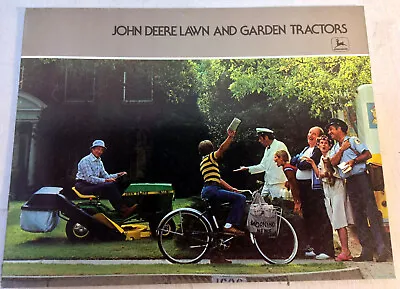 Vintage John Deere Sales Brochure: Lawn And Garden Tractors A-50-78-10 (5229) • $20