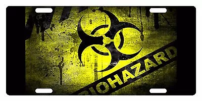 ZOMBIE BIOHAZARD Custom License Plate MOVIE TV EMBLEM Version #4 • $13.41