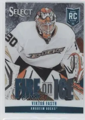 2013-14 Panini Select Fire On Ice Rookies Blue Viktor Fasth #FR-2 Rookie RC • $3.42