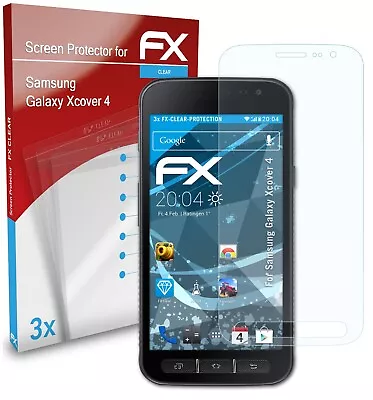 AtFoliX 3x Screen Protector For Samsung Galaxy Xcover 4 Clear • £12.39