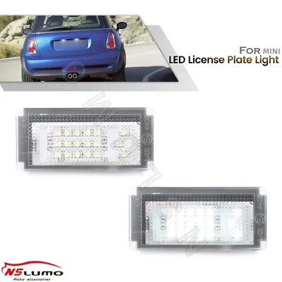 $11.40 • Buy 6000K LED License Plate Light Lamp Replacement For 02-06 Mini Cooper R50 R52 R53