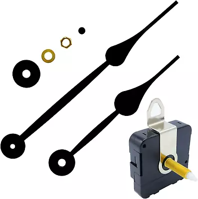 High Torque Long Shaft Quartz Clock Movement Mechanism Replacement Clock Kit Wit • $14.70