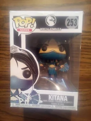 Funko Pop Games Mortal Kombat X Kitana #253 Vinyl Figure Vaulted Retired • $54.95