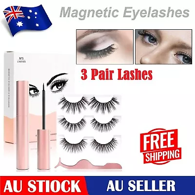 Magnetic Makeup Eyelashes False And Eye Lashes Extension  Eyeliner Eye Lashes  • $7.99