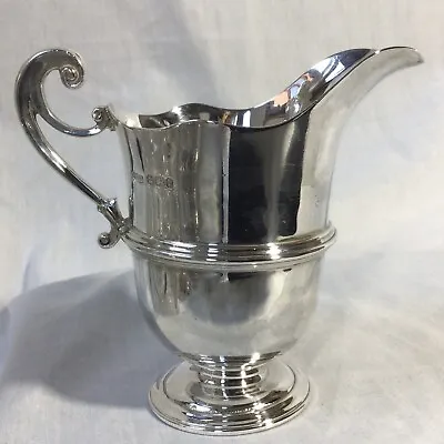 1900 Solid Silver Edwardian Helmet Shape Jug By James Dixon & Sons Ltd. 139g • £145