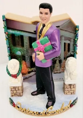 Carlton Cards 2006 Elvis Presley Musical  Christmas At Graceland Ornament WORKS! • $28.99