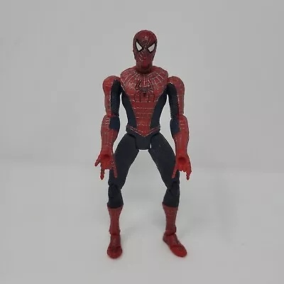 Toy Biz Spider-Man 2 Movie Poseable Spider-Man Action Figure Web Shooting  6” • $35