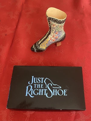 £5 • Buy JUST THE RIGHT SHOE By Artist “Raine” Deco Boot Circa 1920#25015