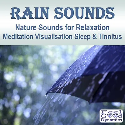 Rain Sounds CD Nature Sounds CD For Relaxation MeditationSleep And Tinnitus • £8.97